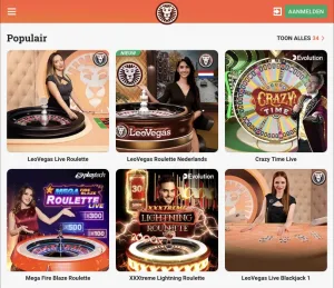casino screenshot leovegas
